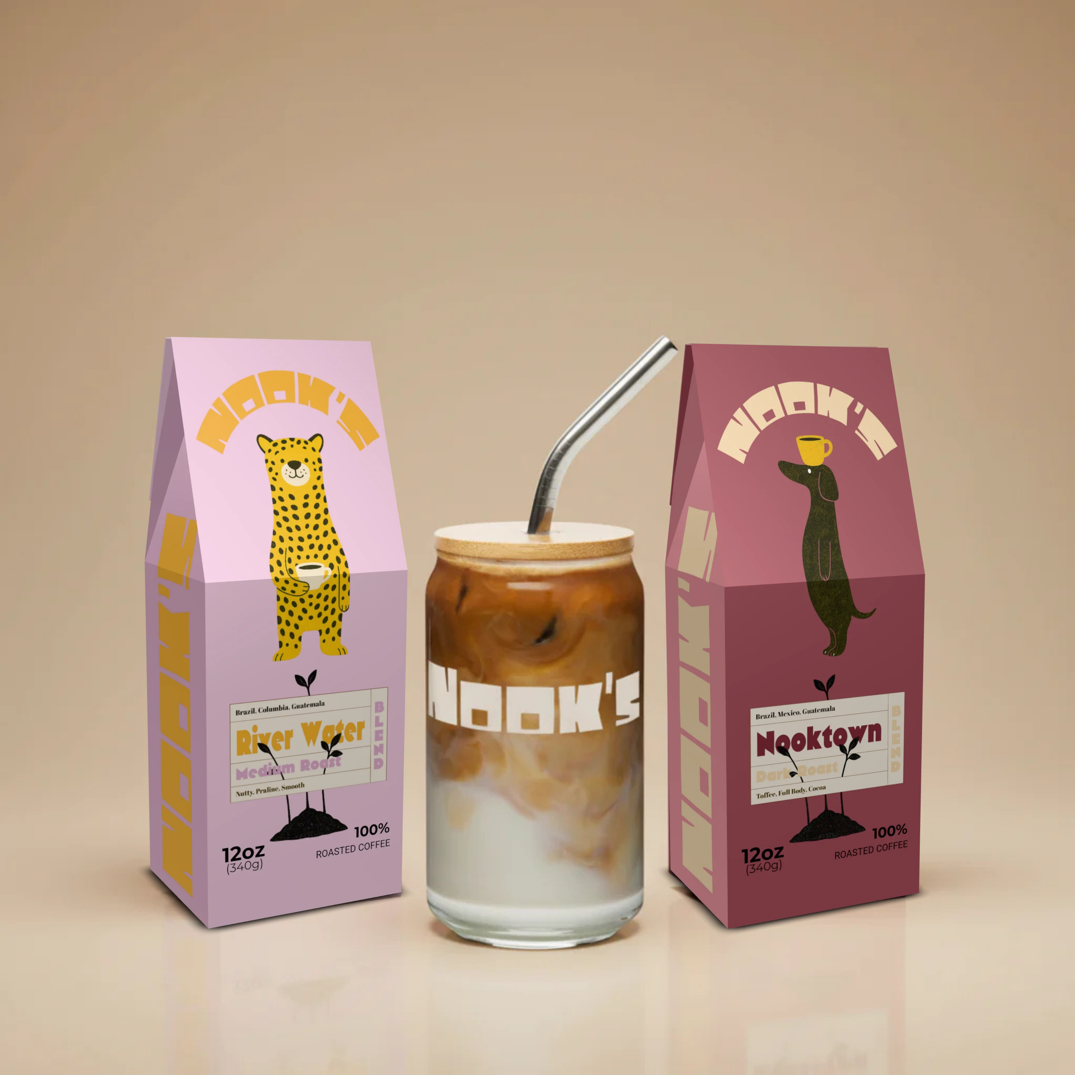 Nooktown River Water w/ Can-Shaped Glass